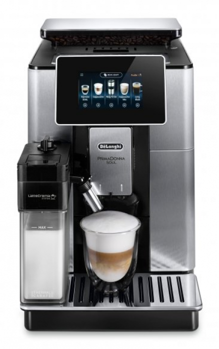 Кофемашина DeLonghi ECAM610.75.MB черный/серебристый