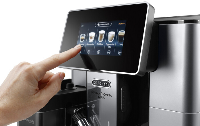 Кофемашина DeLonghi ECAM610.55.SB 1450Вт черный/серебристый в магазине «На диване» в Рязани  — Выгодная цена