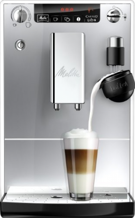 Кофемашина Melitta Caffeo Lattea E 955-104 белая/серебристая