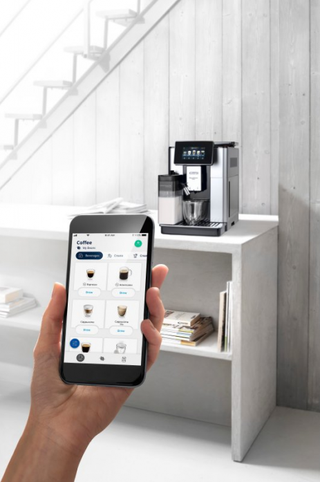 Кофемашина DeLonghi ECAM610.75.MB черный/серебристый в магазине «На диване» в Рязани  — Выгодная цена