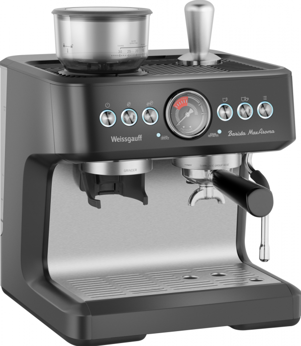 Кофемашина Weissgauff WCM 685 Barista MaxAroma Pro Inox 432 996 в магазине «На диване» в Рязани  — Выгодная цена