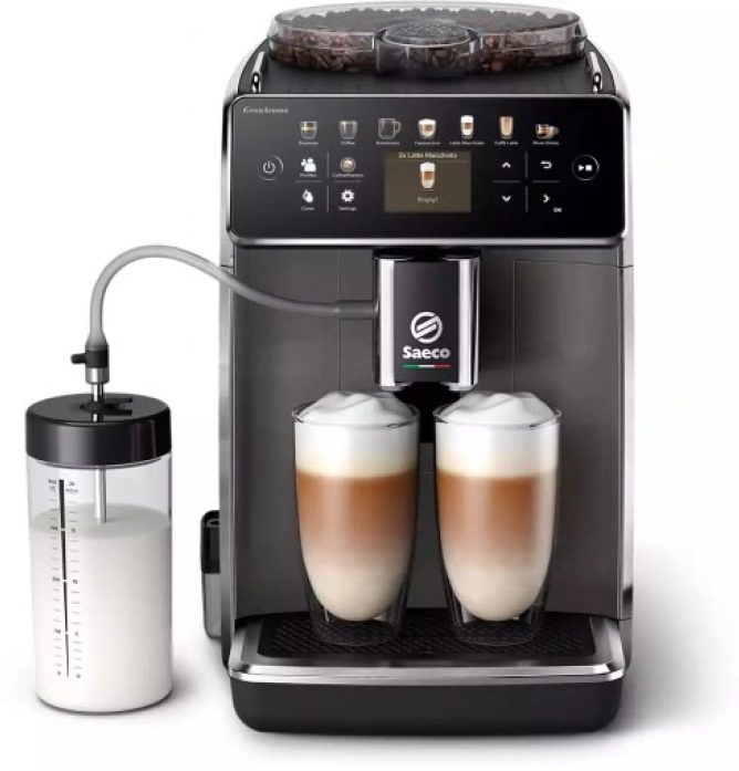 Кофемашина Saeco SM6582/10 черный/серебристый в магазине «На диване» в Рязани  — Выгодная цена