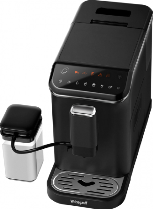 Кофемашина Weissgauff Кофемашина Weissgauff WCM-325 Black Automatic Touch Cappuccino 432992 в магазине «На диване» в Рязани  — Выгодная цена
