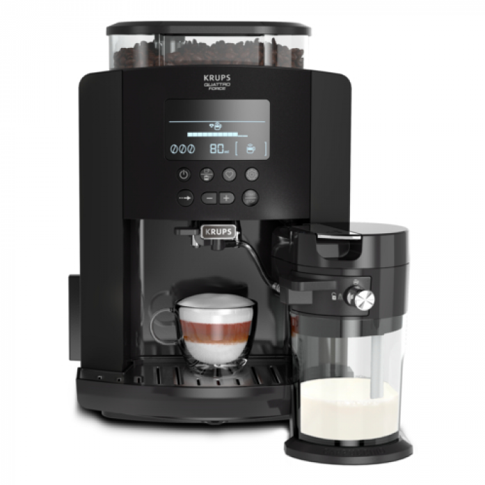 Кофемашина Krups Arabica Latte EA819N10 черный