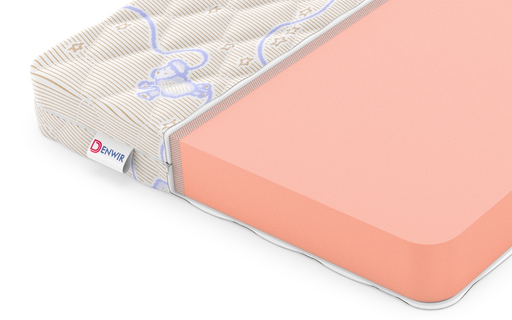 Детский матрас Denwir Baby Springless Top Foam 10 (БЕБИ СПРИНГЛС ТОП ФОМ 10) в магазине «На диване» в Рязани  — Выгодная цена