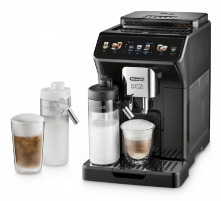 Кофемашина DeLonghi Eletta Explore ECAM450.55.G серебристый/черный в магазине «На диване» в Рязани  — Выгодная цена