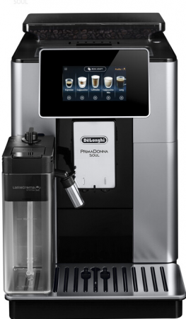 Кофемашина DeLonghi ECAM610.55.SB 1450Вт черный/серебристый в магазине «На диване» в Рязани  — Выгодная цена