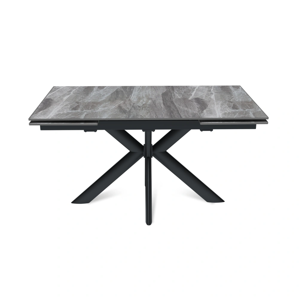 Стол раскладной Strong (140+40+40), керамика глянцевая Italian Light Grey в магазине «На диване» в Рязани  — Выгодная цена