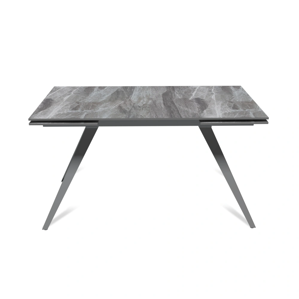 Стол раскладной Асти (140+40+40), керамика глянцевая Italian Light Grey в магазине «На диване» в Рязани  — Выгодная цена