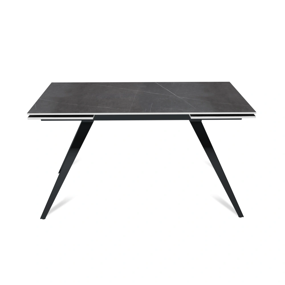 Стол раскладной Асти (140+40+40), керамика матовая Armani Grey matte в магазине «На диване» в Рязани  — Выгодная цена