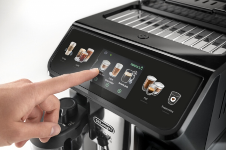 Кофемашина DeLonghi Eletta Explore ECAM450.55.G серебристый/черный в магазине «На диване» в Рязани  — Выгодная цена