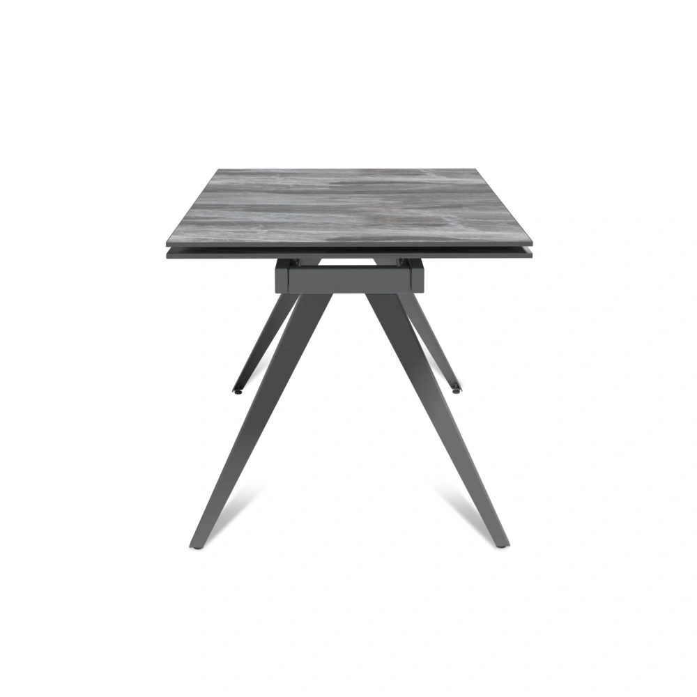 Стол раскладной Асти (140+40+40), керамика глянцевая Italian Light Grey в магазине «На диване» в Рязани  — Выгодная цена