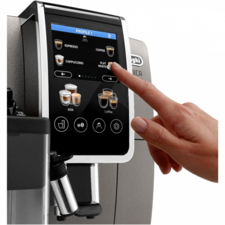 Кофемашина DeLonghi Dinamica Plus ECAM380.95.TB черный/серый в магазине «На диване» в Рязани  — Выгодная цена
